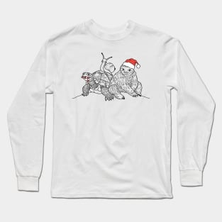 Slow Holidays Minimalist Long Sleeve T-Shirt